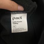 Pact Women’s  Courtside V-Neck Sweatshirt Black Size XL Photo 8