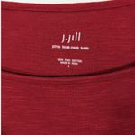J Jill Pima Boat Neck Tunic L Long Sleeve Lightweight 100% Cotton Rust Red Size L Photo 2