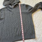 Uniqlo Washable Knit Cable Hoodie Sweater Medium Photo 3