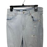 Wild Fable  Super-High Rise Distressed Mom Taper Jeans Light Wash size 10 Photo 1