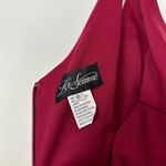 La Femme  One-Shoulder Jersey Gown in Burgundy Size US 6 Photo 4