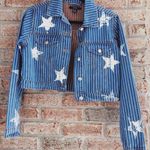 Star & Sequence Lip Denim Jacket Blue Photo 0