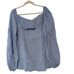 NWT RUMER Camille Long Sleeve Mini Dress In Blue Size XS Photo 2