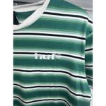 HUF Skater Streetwear Crew Neck Heavyweight Striped Tee Shirt Women's‎ M Size M Photo 2