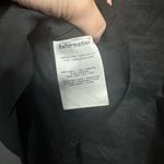 Reformation NEW  Zenni Linen Mini Dress Black 6 Photo 4