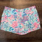 Lilly Pulitzer Ocean View Boardshorts Cotton Blend Stretch Women’s Size Medium Photo 0