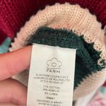 Farm Rio for Anthropologie Boldly Striped Metallic Turtleneck Sweater Dress Photo 5