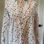 Northern Reflections Womens Floral Print Long Sleeve Button Up Shirt XS TP Photo 0