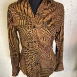 Equipment #229  FEMME Rayon Button Down Blouse Photo 4