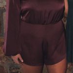 Apricot Lane Plum Cut Out Romper Photo 0