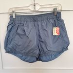 Free People Bubble Hem Blue Shorts Photo 2
