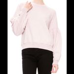 The Great Rose Water Bishop Sleeve Distressed Sweatshirt Size 2 Photo 1