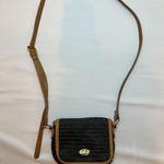 Sun N Sand Accessories Vintage Woven Mini Crossbody Bag - Charcoal/Navy Photo 1