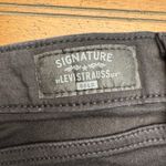 Signature by Levi Strauss Gold Modern Skinny Shorts Black Women Size 6 W28 Photo 5