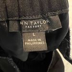Ann Taylor Factory Black Pull On Dressy Joggers Pants Capri 24” inseam Large Photo 5