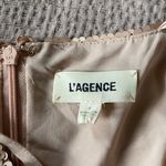 L'Agence Femme Sequin Cutout Midi Rose Gold Dress Size 0 Photo 8