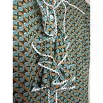 Tuckernuck  The Shirt by Rochelle Behrens Ruffle Short Sleeve Blouse Sz. M Photo 3