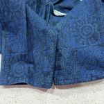 Vtg YES Size 9 25” Mom Jeans Blue Denim High Rise Tapered Leg Tribal Pattern USA Photo 9