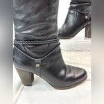 UGG  Neoma 8.5 Tall Western Braided Leather Fashion Zip Boots Style 1008623 Photo 2