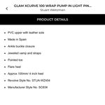 Stuart Weitzman  Glam x Curve 100 Wrap Pump in Light Pink/Cotton Candy Photo 1