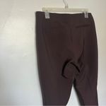 Adrianna Papell Dark Brown Straight Leg Pants Photo 3