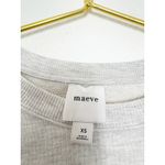 Anthropologie  Maeve Best In Show Dog Sweatshirt Size XS Grey Preppy Quirky Photo 4