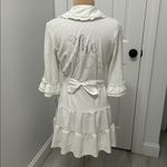 Betsey Johnson  Baby Terry White The Bride Bathrobe Photo 2