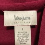 Neiman Marcus  Exclusive Vintage Wine Silk Blend Turtleneck Sweater Photo 1