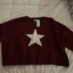 RSQ red sweater with a white star Photo 0
