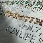 Notre Dame gold white and green sequin glitter shirt Photo 6