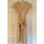 Cleobella  Odelia cotton ruffle beige printed boho dress small Photo 10