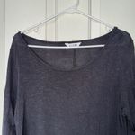 Evans Woman’s Long Sleeve Gray Tee Size 16 Plus Scoop Neck Photo 1
