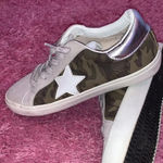 Steve Madden  Star Army Fatigue Camo Sneakers Photo 5