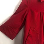 Canyon River Blues 3/4 Sleeve Red Blazer Size Medium Photo 4