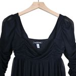 Urban Outfitters Women's S Black Mesh Babydoll Top Photo 4