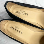 Sesto Meucci  Black Suede Pointy Loafer Flats size 8.5 EUC Photo 5