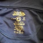 Women Navy blue red Texas Rangers Stitches zip up bomber baseball jacket Photo 2