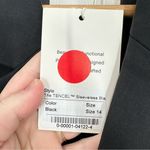 Everlane  The‎ Tencel Sleeveless Longline Blazer Vest Belted Black Size 14 NWT Photo 4