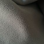 Fabletics Black Cropped Fleece Hoodie Raw Hemline Photo 3