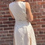 Tahari  polka dot light pink belted dress sz 2 Photo 2