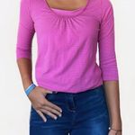 IZOD Pink Elbow Sleeve Shirt  Photo 0