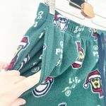 Life is Good Womens Christmas Dog Santa Hat Fleece Lounge Sleep Pajama Pants L Photo 3
