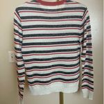 Chloe Stora Striped Sparkle Sweater Sz. 2 (US M) Red Size M Photo 5