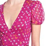 Diane Von Furstenberg  Layton Silk Jersey Chiffon Ruffle Wrap Dress size 10 Photo 2