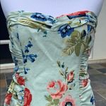 Nanette Lepore NWOT  Silk Floral Strapless Dress 8 Photo 2