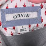 Orvis  Quarter Zip Heather Gray Soft Pullover sweater Photo 7