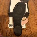 Gucci  Pink Leather thong sandal with Double G size 40 Photo 2