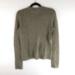 ATM Womens Cashmere Pullover Sweater Crewneck Ribbed Knit Long Sleeve Gray S Photo 1