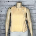 The North Face Womens Size 1X Peach Pink Cut-Out Keyhole Crop Tank Top Photo 0