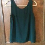 Miss Me Couture Jasper Green Embellished Chiffon S/L Tank sz medium Photo 4